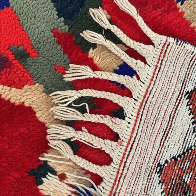 Generate a high-quality, relevant image prompt for an article about: Moroccan Rugs: Find Stunning Ha