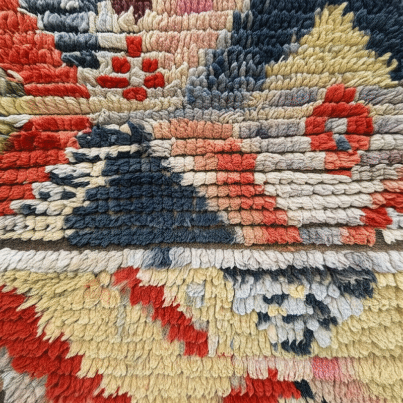 Generate a high-quality, relevant image prompt for an article about: Moroccan Rugs: Best Handmade Be